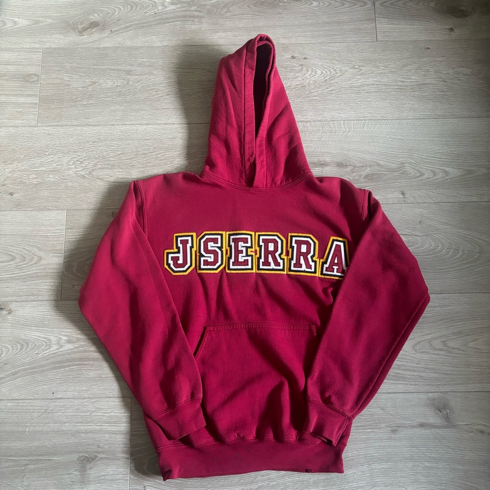 Red JSERRA Y2K Hoodie